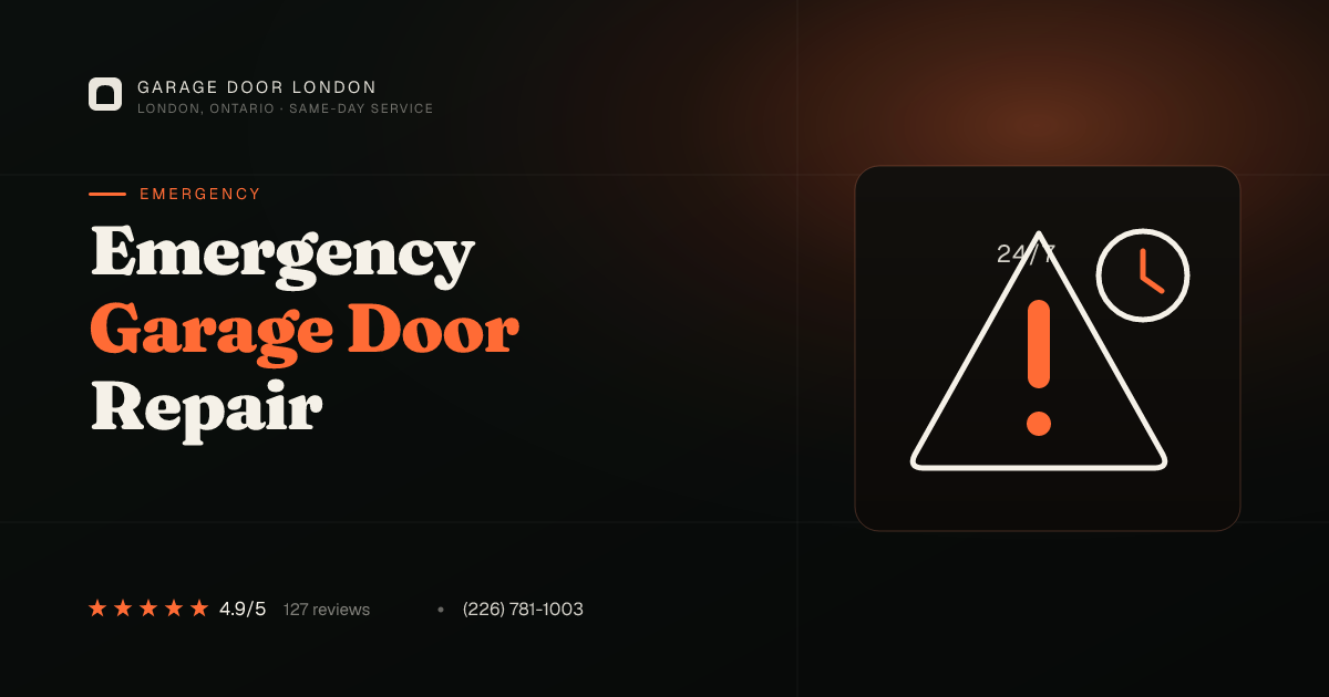 Emergency Garage Door Repair in London